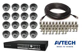 Paketan Camera CCTV IR Avtech 133