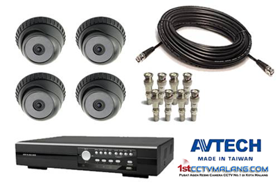 Paket Camera CCTV Avtech Dome IR 133 Terbaru