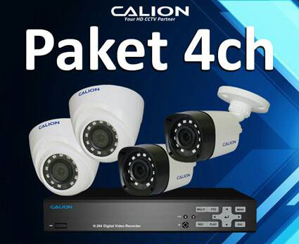 Paket Murah CCTV 4 Ch Calion Smart Camera
