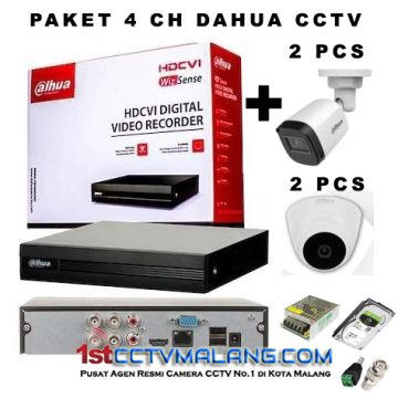 Paket Murah Kamera CCTV Dahua 4 Channel Tinggal Pasang